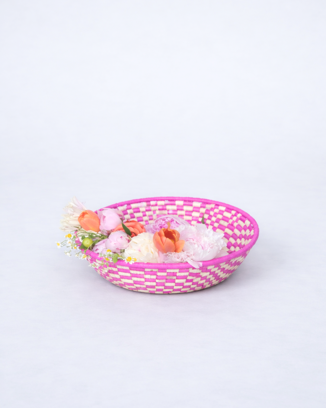 Fuchsia Woven Basket