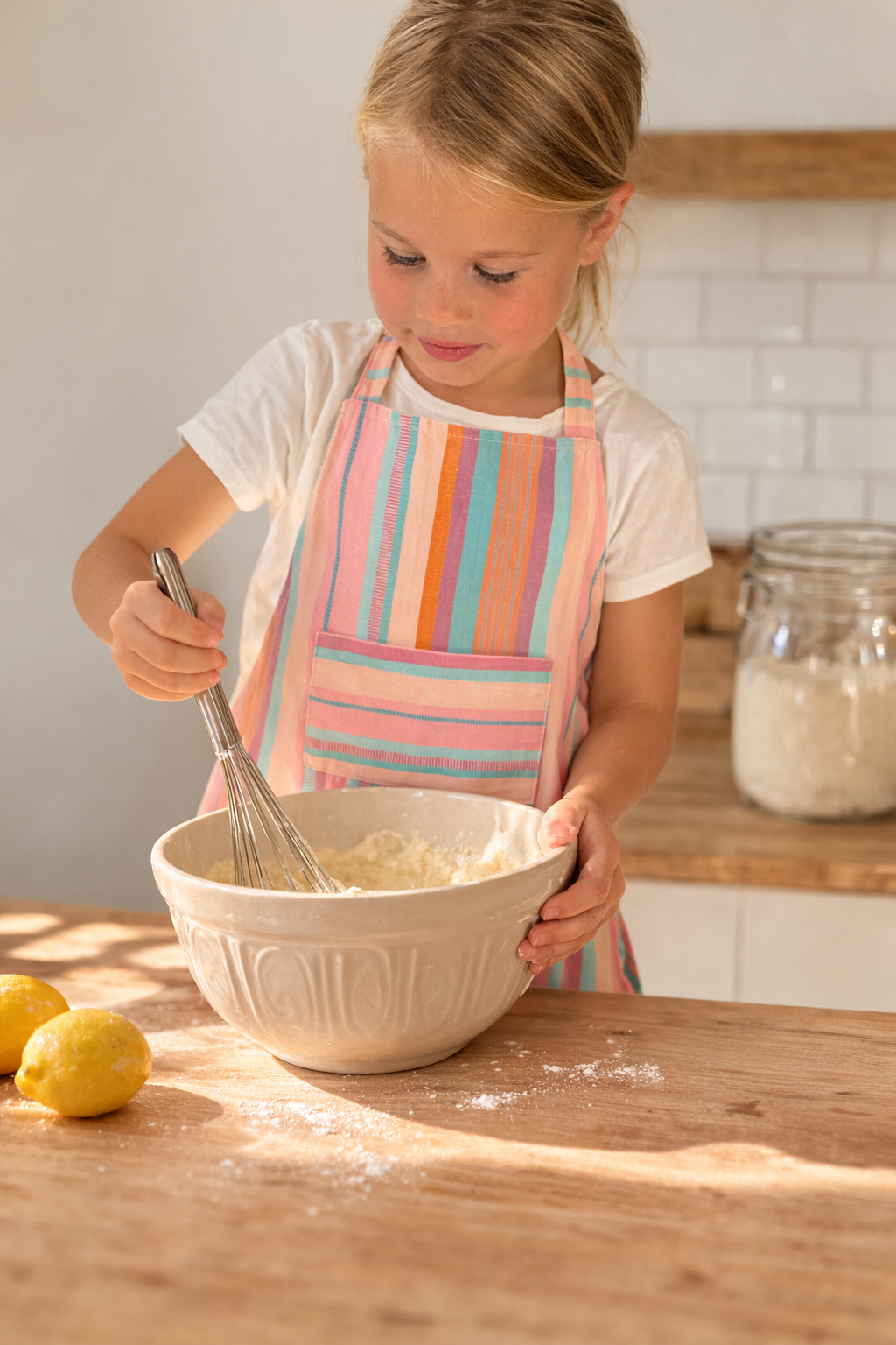 Pastel Stripe Apron