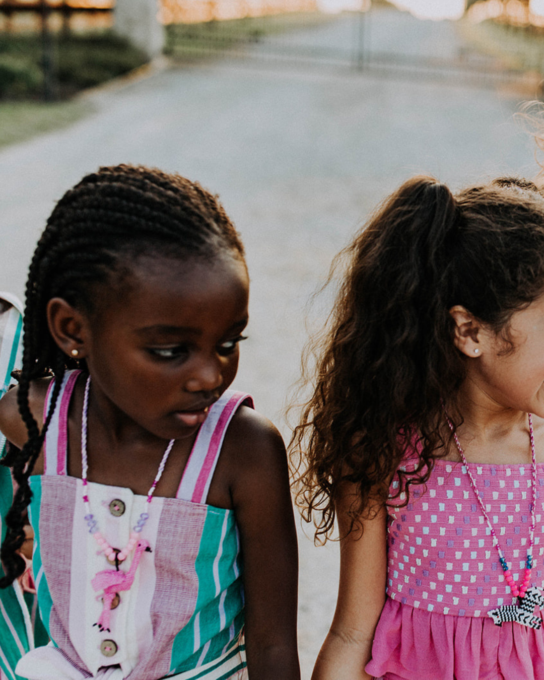 Sticks Flamingo Figure Necklace