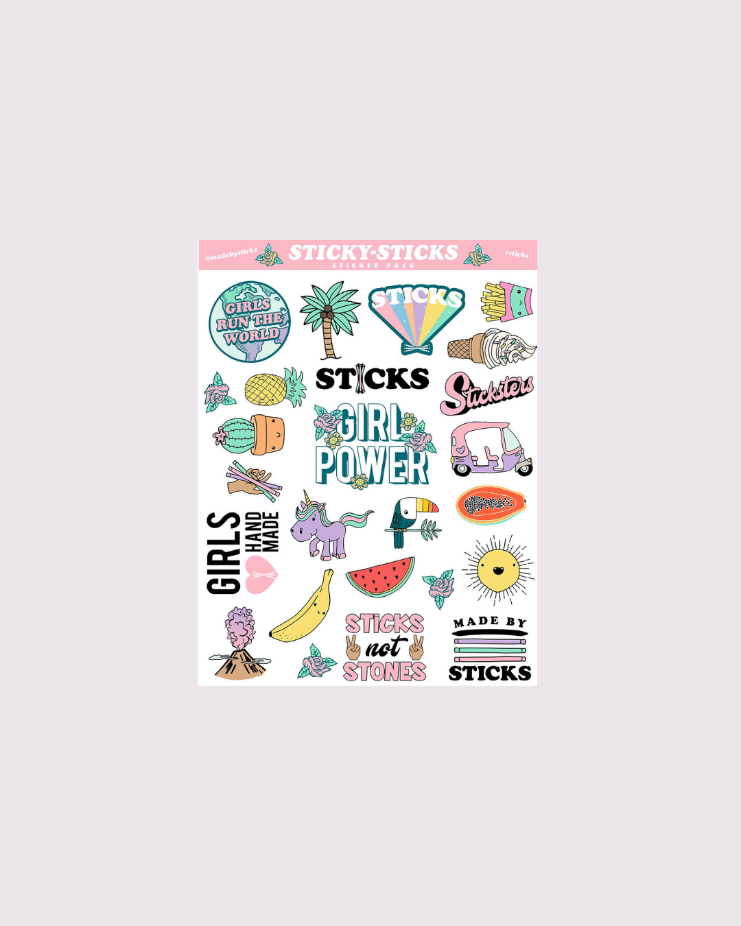 Sticky- Sticks Giant Sticker Pack