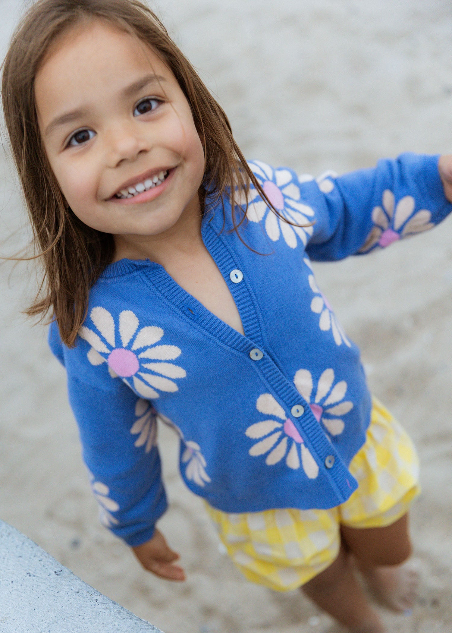 Sticks Floral Pima Cotton Kids Oversized Cardigan – Sticks Kids